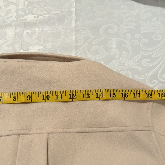 🎉HP🎉Dolce Cabo Short Flannel Trench Coat. Ladies Med. - Picture 8 of 13